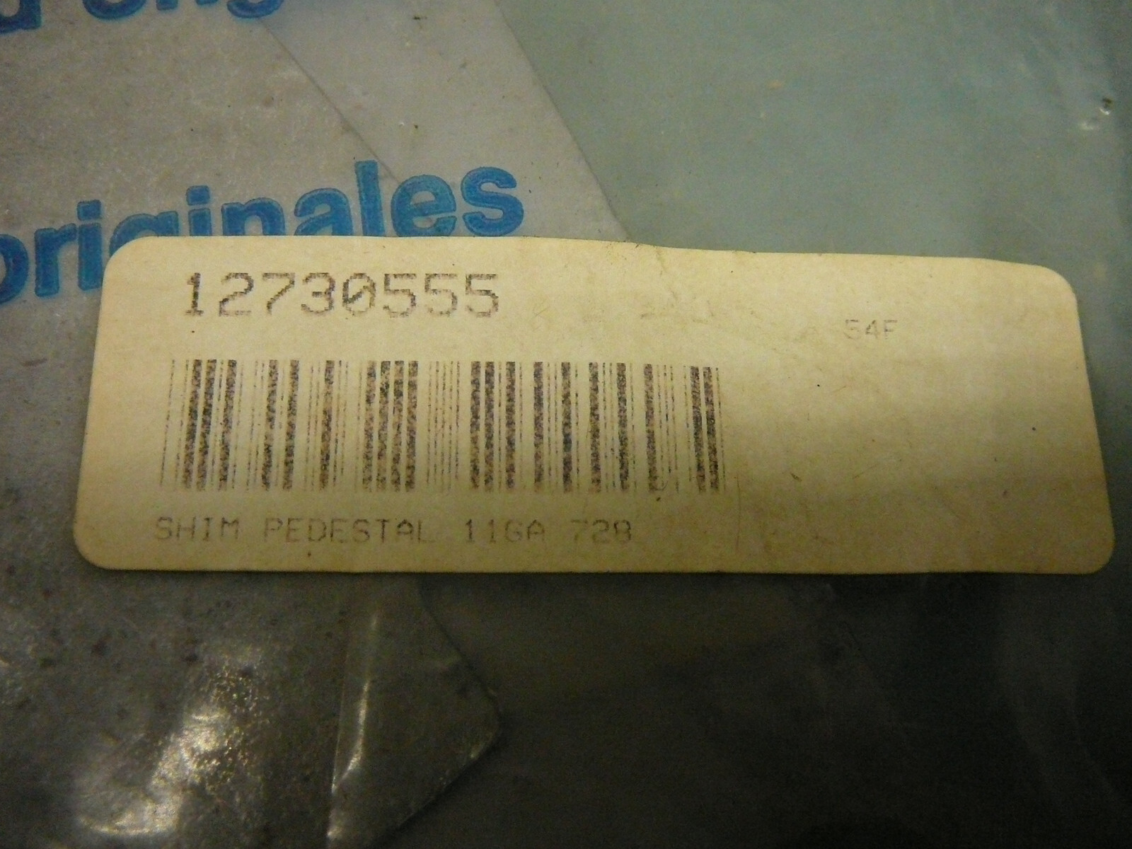 VOLVO CONSTRUCTION EQUIPMENT SHIM PEDESTAL 12730555 11GA 728 ONE PKG OF 2