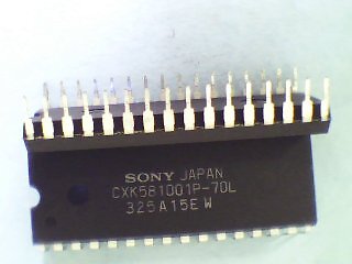 SONY CXK581001P-70L Qty of 4 per Lot IC CXK581001P85L SRAM SONY 12K X 8