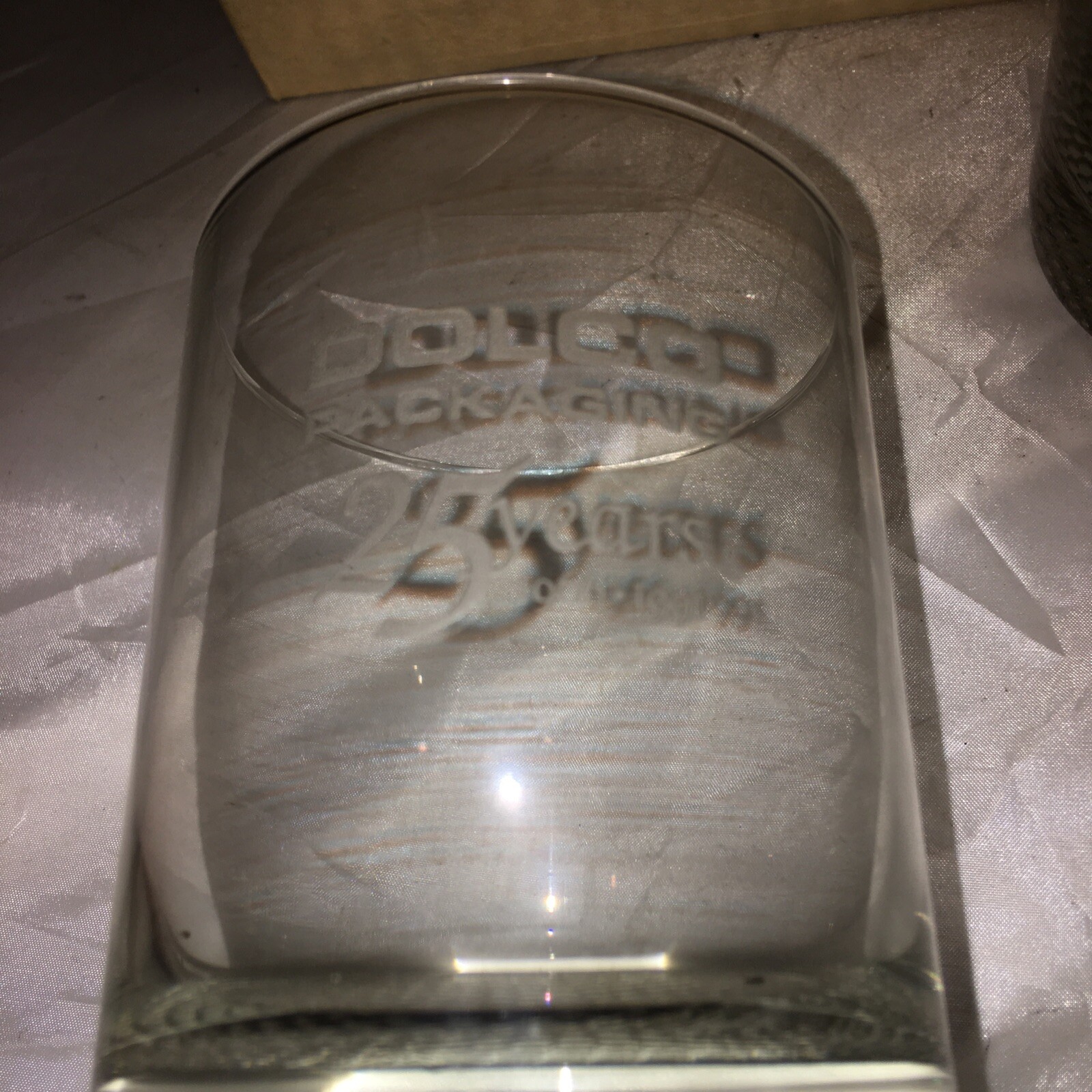 4 Vtg Retro Cocktail Highball Drink Glasses Dolco Packaging 25 Years 1966-1991