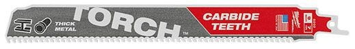 Milwaukee 48-00-5202 The Torch Carbide Teeth SAWZALL Blade 9 Inch 7 TPI
