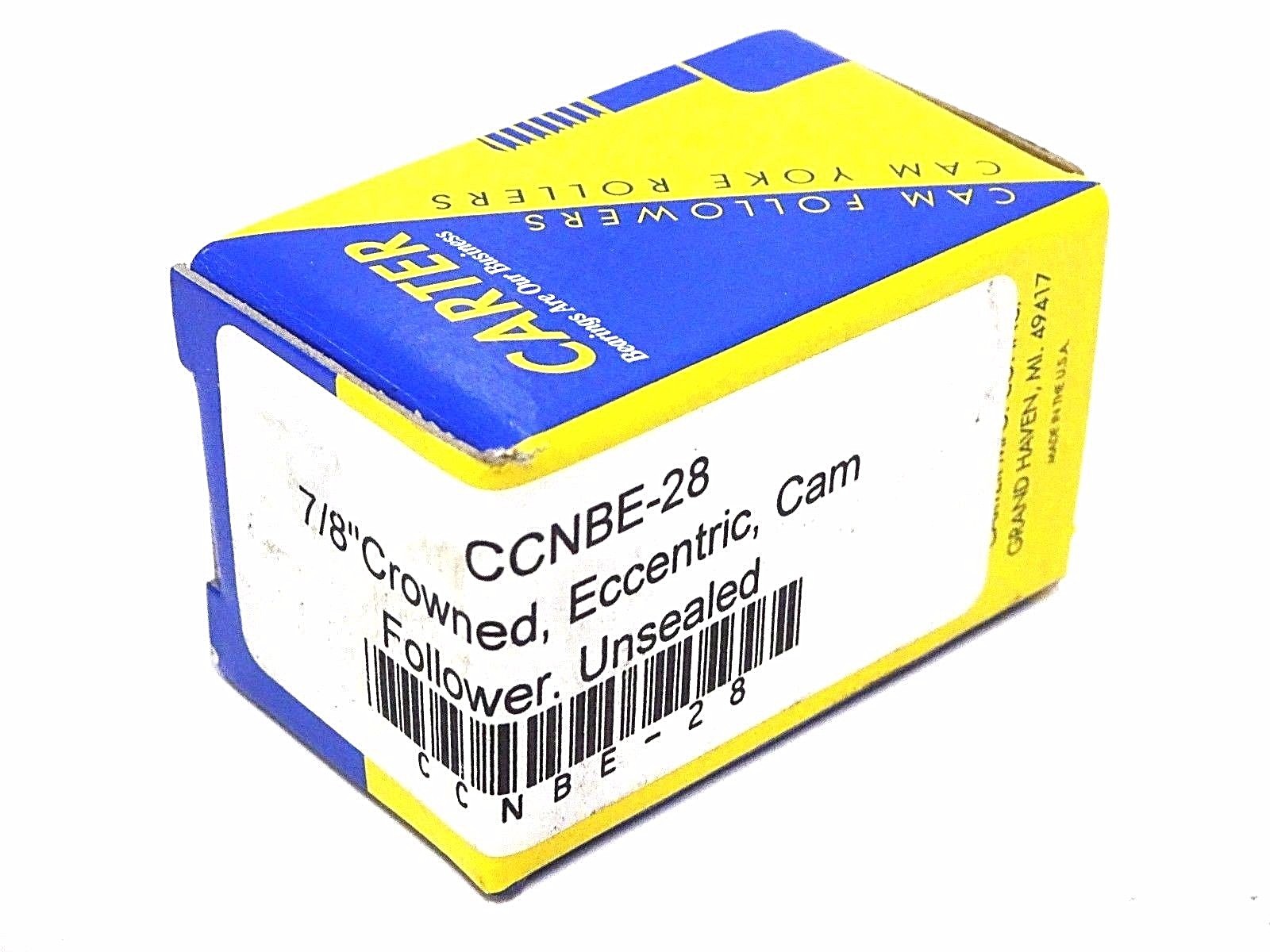 NEW CCNBE-28 CARTER 7/8″ CROWNED, ECCENTRIC, CAM