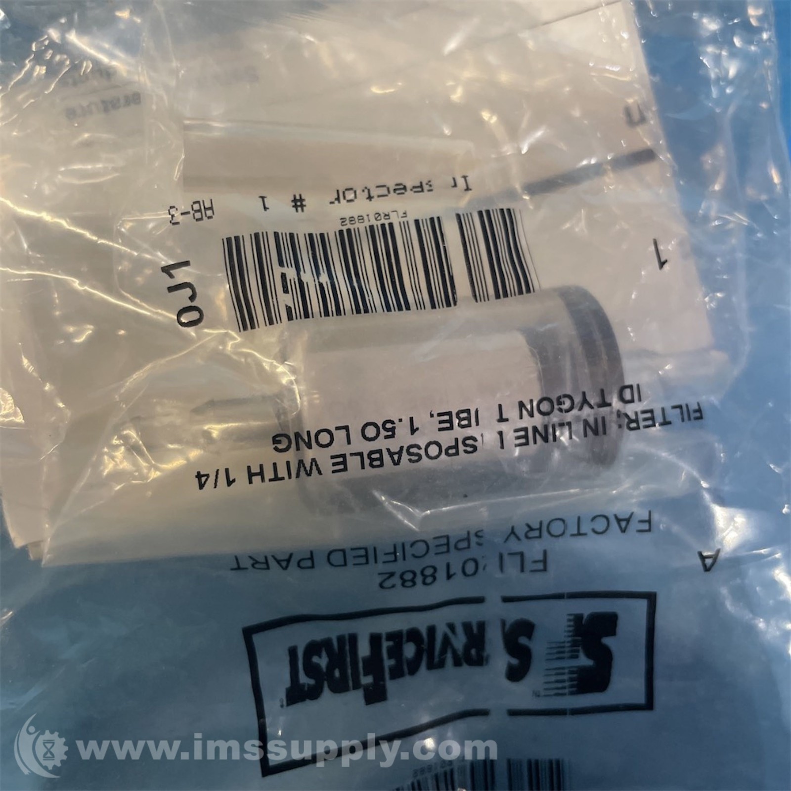 ServiceFirst FLR01882 In-Line Disposable Filter FNFP
