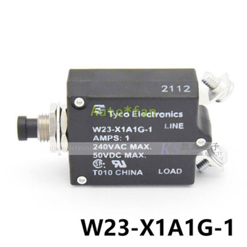 1PC New W23-X1A1G-1 Overload Protection Circuit Breaker 240VAC 50VDC 1A