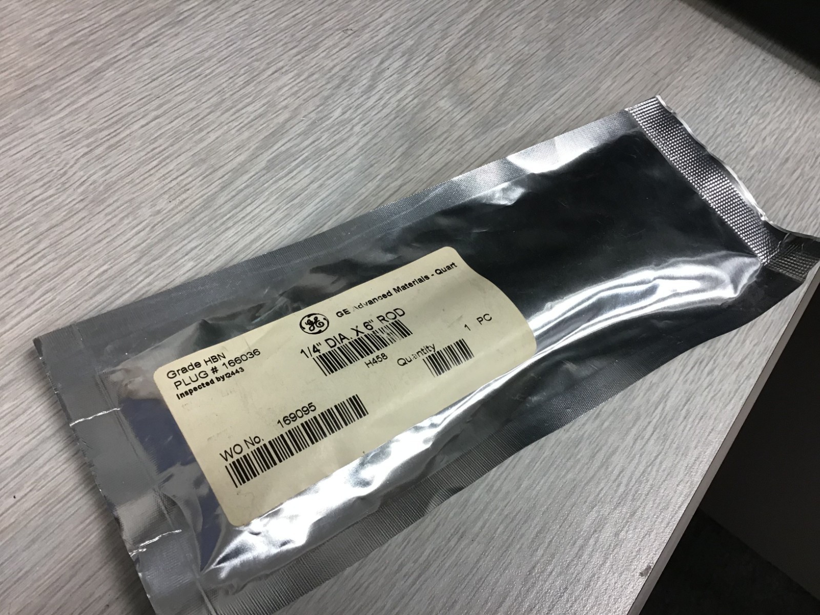 GE Advanced Materials Boron Nitride 1/4″ DIA X 6″ ROD