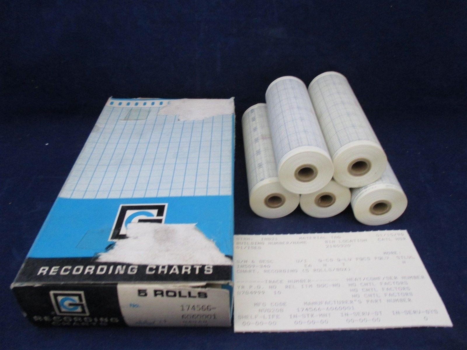 Recording Charts 174566 Chart Paper Box of 5 new