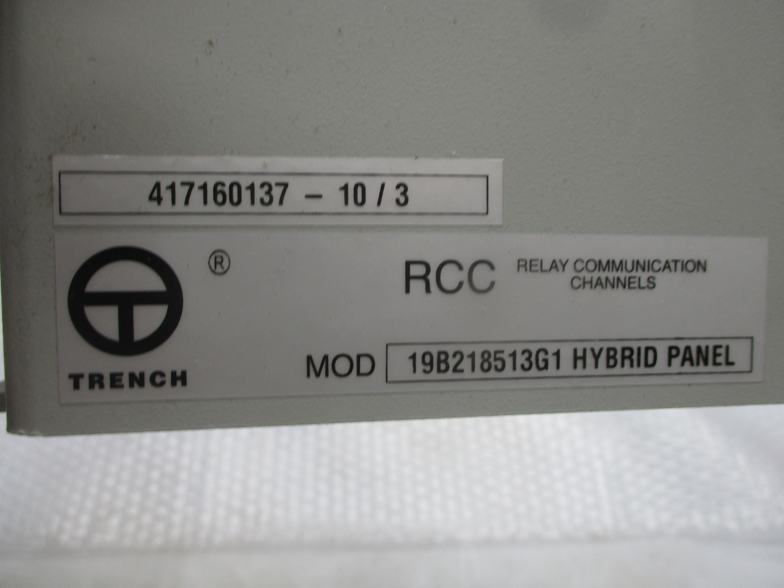 TRENCH 19B218513G1 HYBRID PANEL NSNP