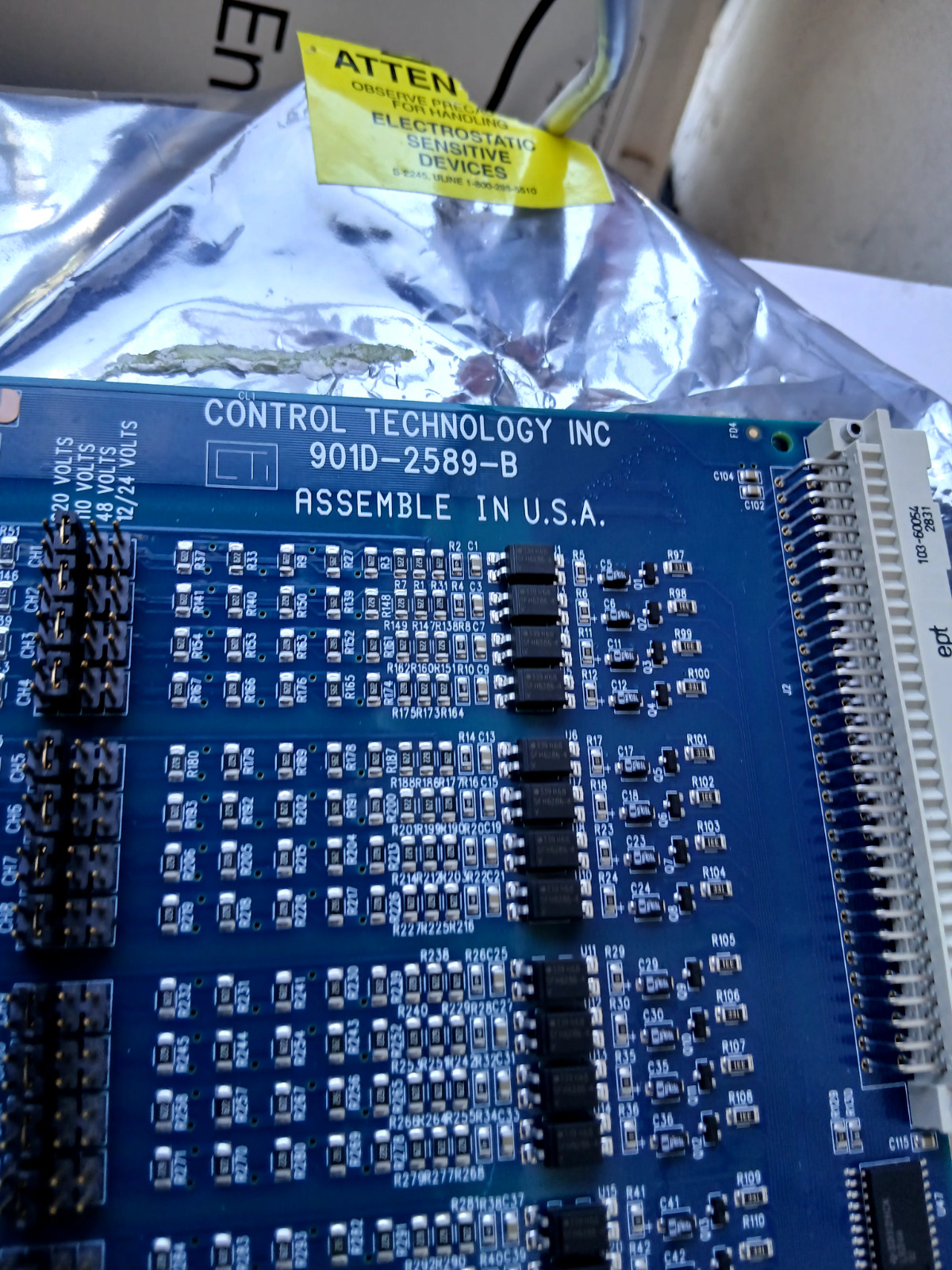 CONTROL TECHNOLOGY 901D-2589-B UNIVERSAL DIG INPUT (BR4B.6B12)