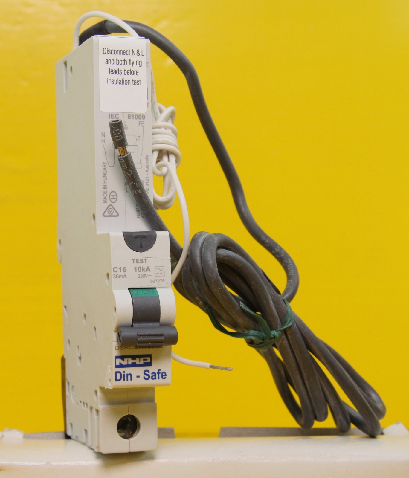 (2 Pack) NHP DSRCBH1630A RCBO MCB/RCD , 16A , 1P+N , 10kA , C , 240VAC , Type A