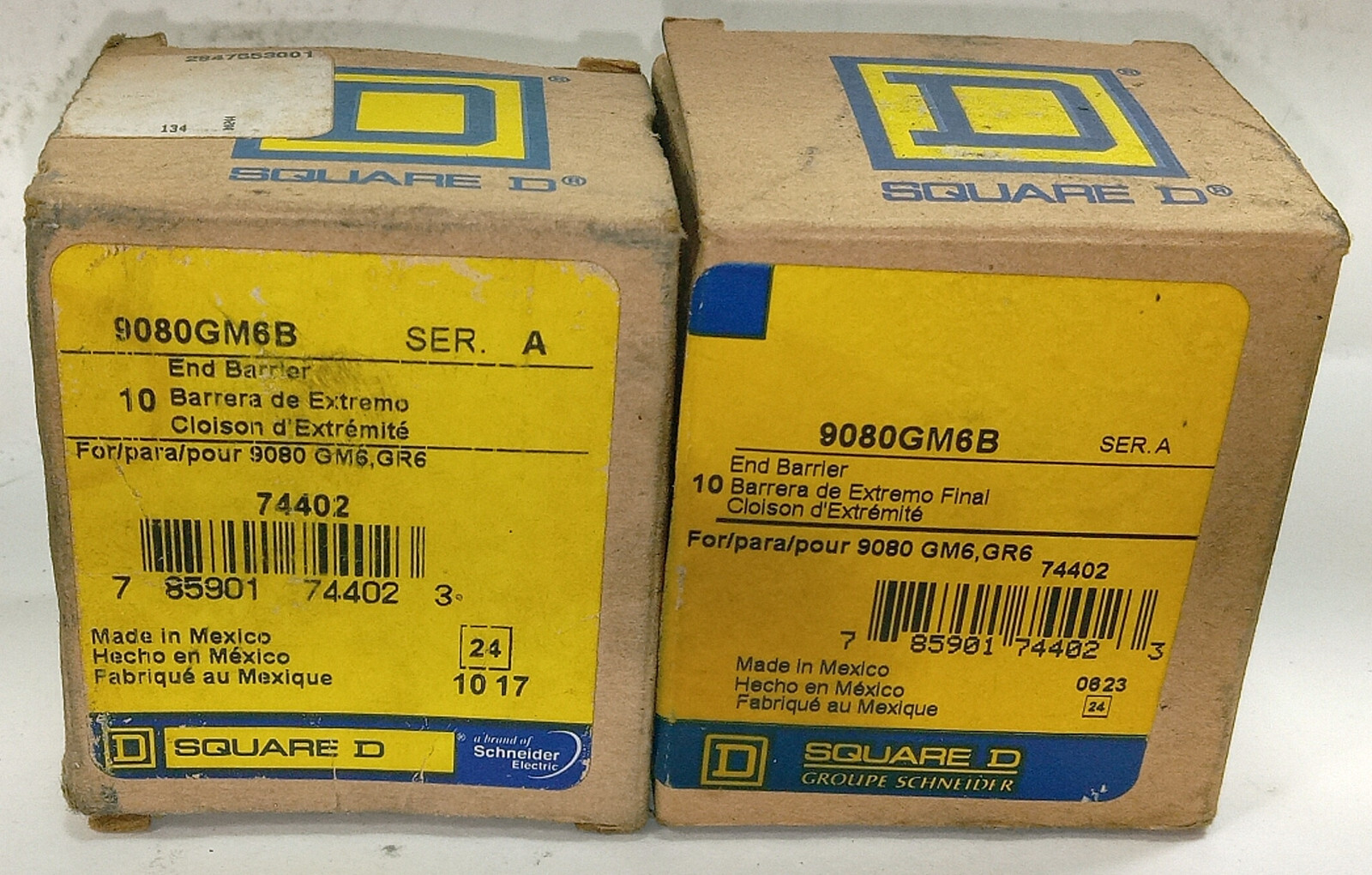 17 NEW SQUARE D 9080GM6B END BARRIERS NIB ***MAKE OFFER***