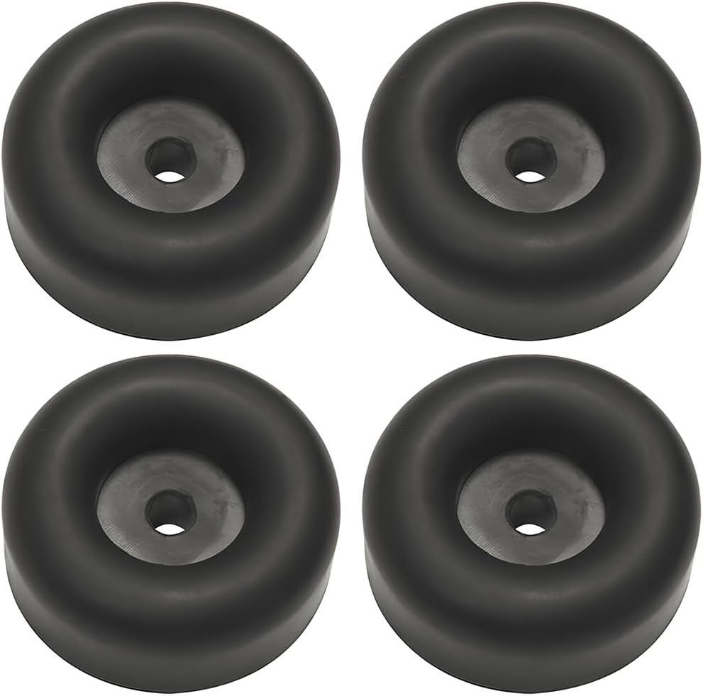 4PCS Trailer Ramp Door Bumper, 2.5 Inches Rubber round Car Bump Stops, Vehicle V