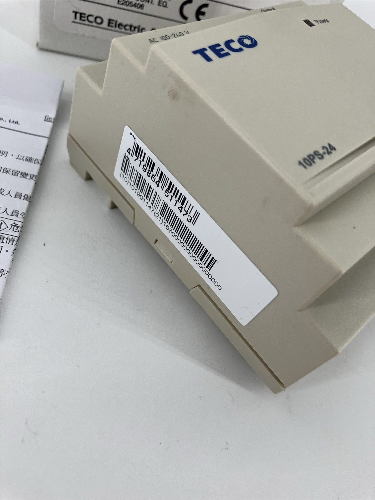 TECO Controller 10PS-24 100-240VAC 0.85-0.45A NSNP Ships Fast