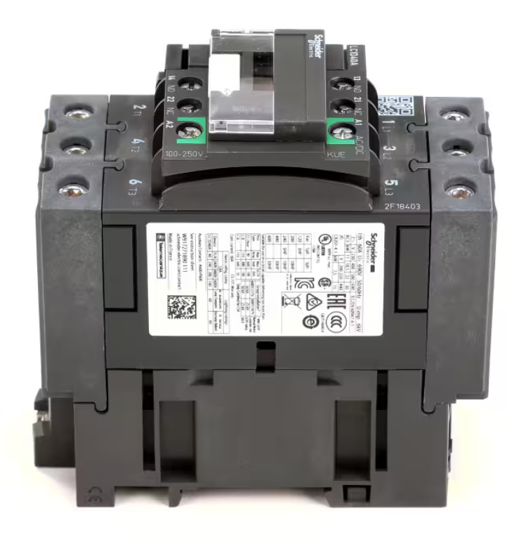 Giles LC1D40A, 2F18403, Contactor, 208V, 60A, 3 Pole, Square-Vat Banked Fryers