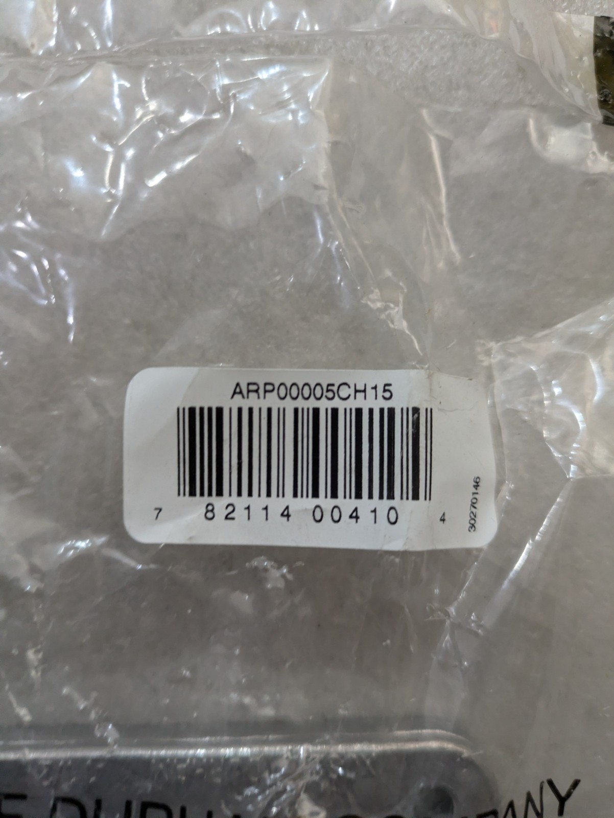 Durham ARP00005CH15 1in Aluminum Hub Closure Plate Panel Mount Eaton NOS