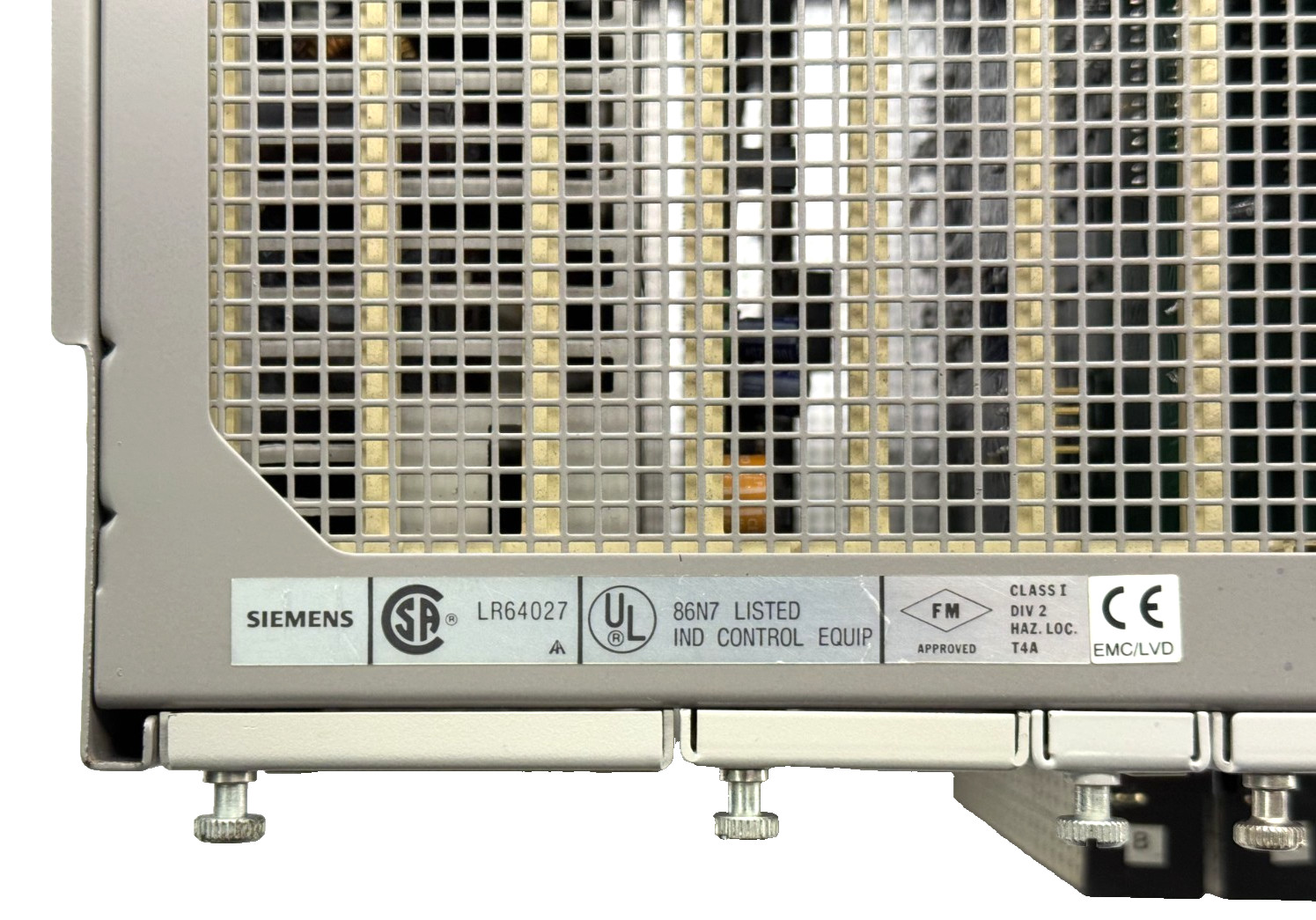SIEMENS 505-6508 8-Slot Chassis Rack, 545-1102 CPU, CTI 2572-A Ethernet