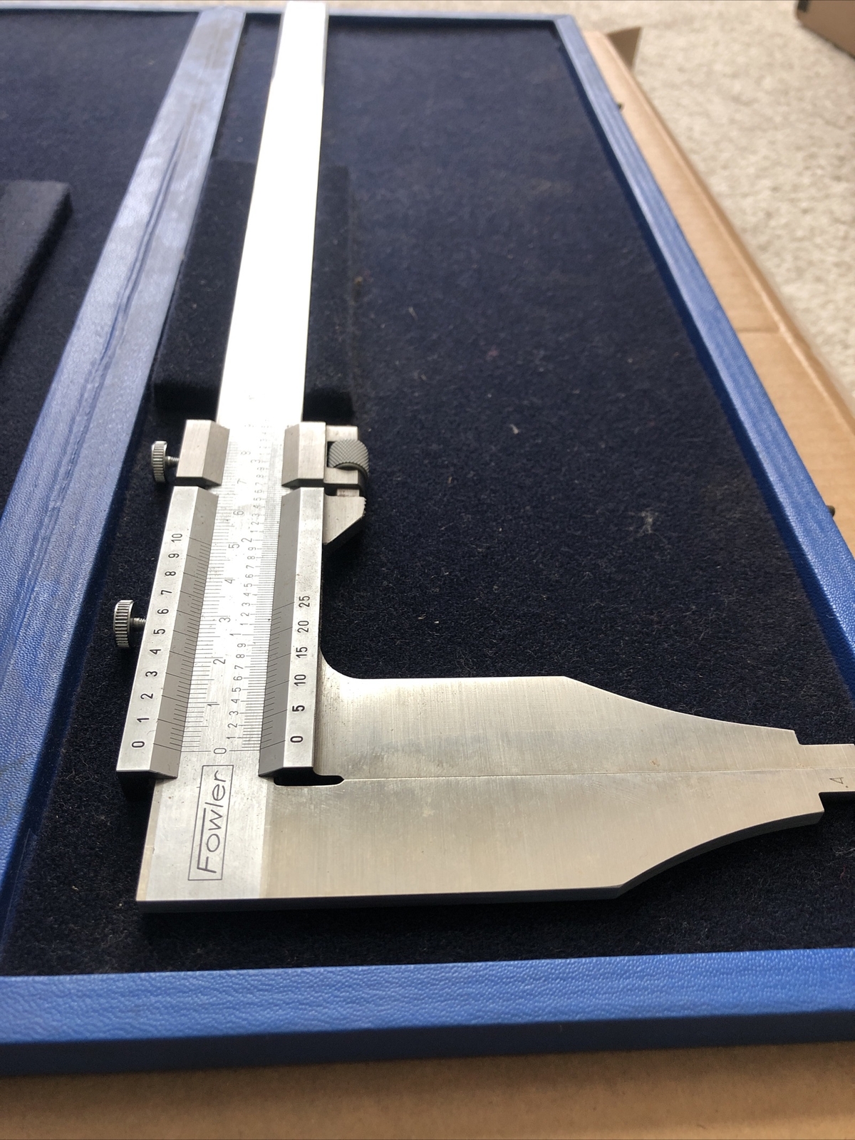 FOWLER 37CM / 6.5″ CALIPER STAINLESS STEEL. 0.02mm in Case