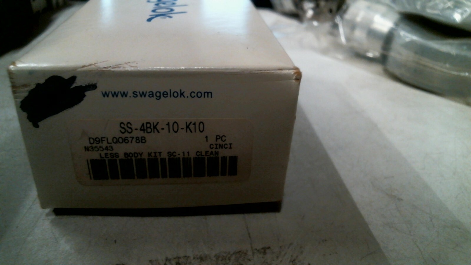 SWAGELOK SS-4BK-10-K10 PNEUMATIC ACTUATOR 4BK SERIES VALVE LESS BODY -FREE SHIP
