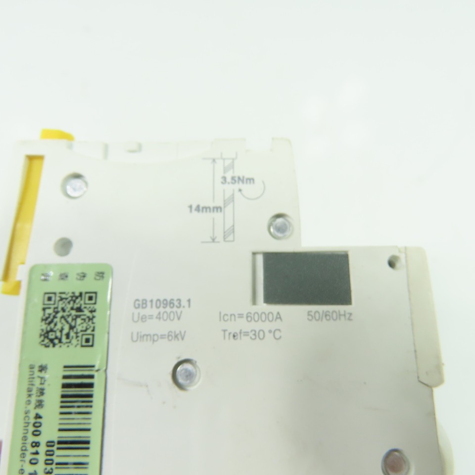 Schneider Electric IC65N D 63A Miniature Circuit Breaker 400V 50/60Hz