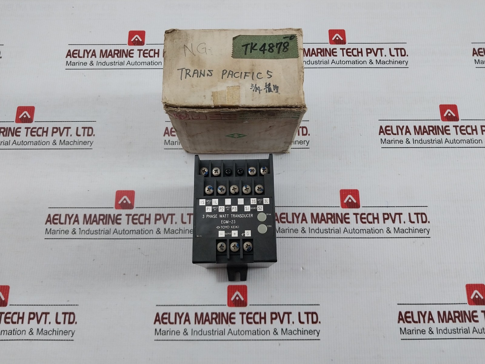 Toyo Keiki EGM-23 3-Phase Watt Transducer 110V AC 50/60 Hz