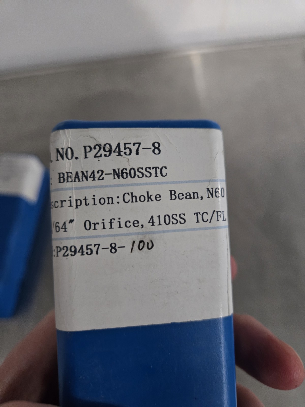 Choke Bean Orifice BEAN42-N60SSTC N60 Style 42/64″ 410SS TC/FL P29457-8
