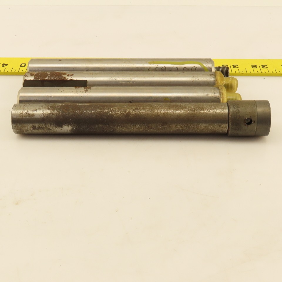 7/8″ Straight Shank Tool Extension Lot of 3/4″-24 Thread 6-1/2″ OAL Lot of 4
