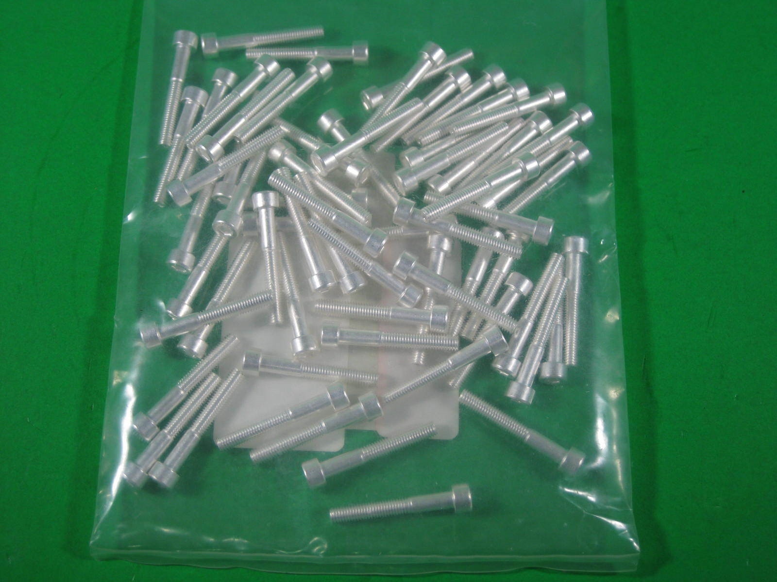 Redi Vac Vented Screw SS Silver Plated — M5 0.8×35 mm — (Lot of 65) New