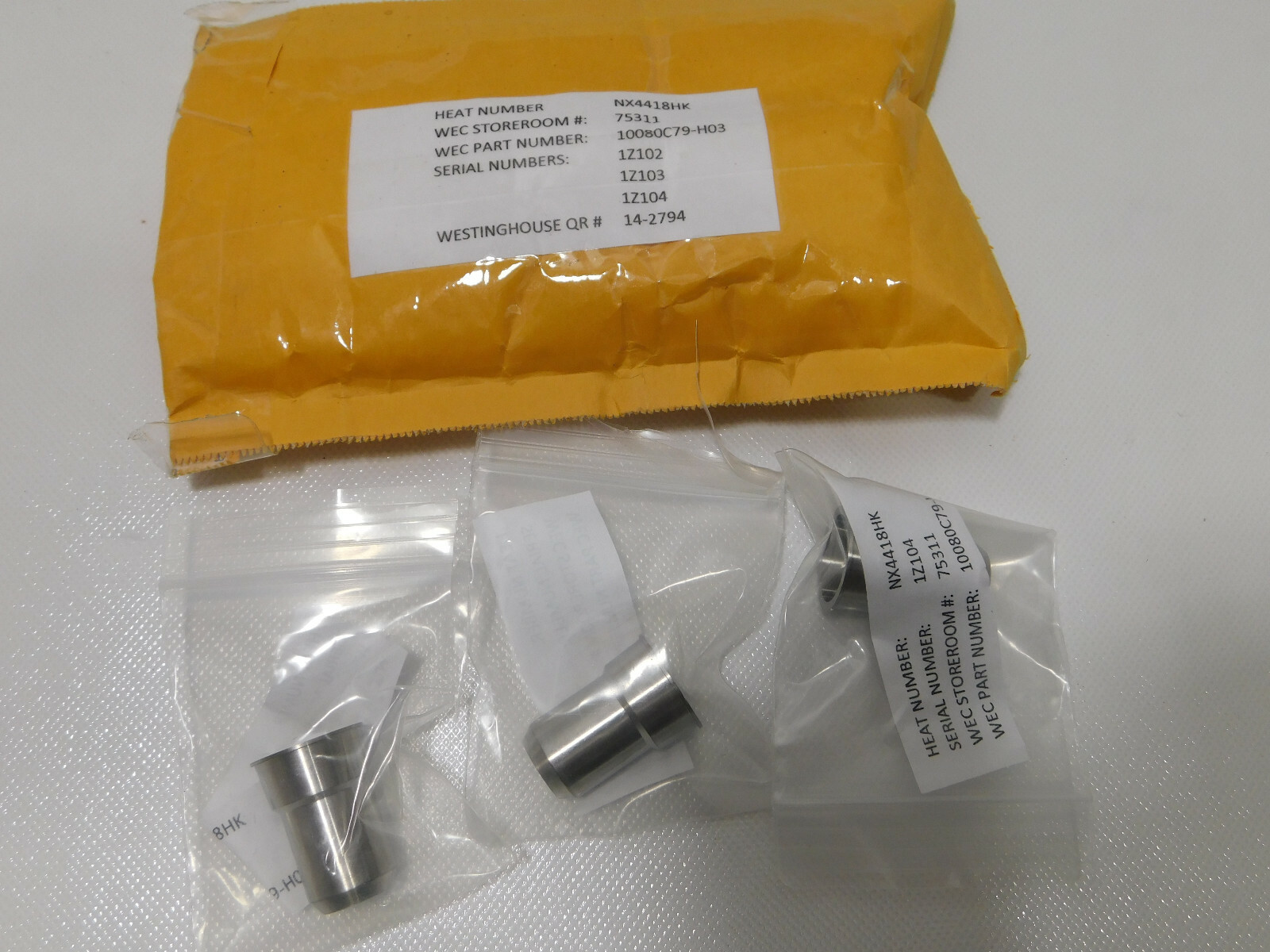3 ea Westinghouse Weld Plug .89″x1.22″ 10080C79-H03 .823 I690 1Z102 1Z103 1Z104