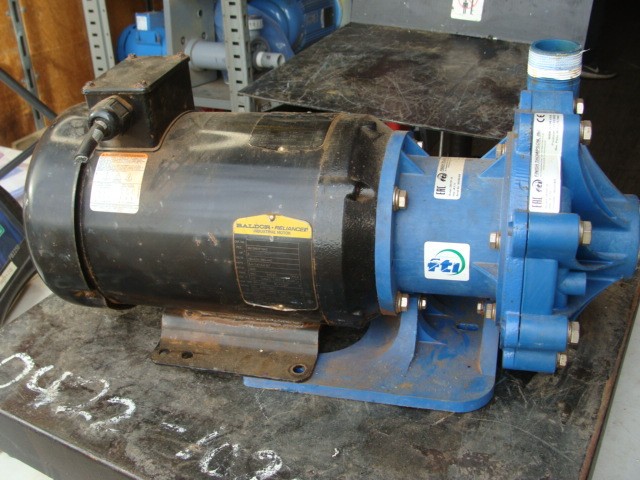 FINISH THOMPSON MAGNETIC DRIVE PUMP DB15P-14 IMP: Ø 5.13 90PSI BALDOR MOTOR 3HP