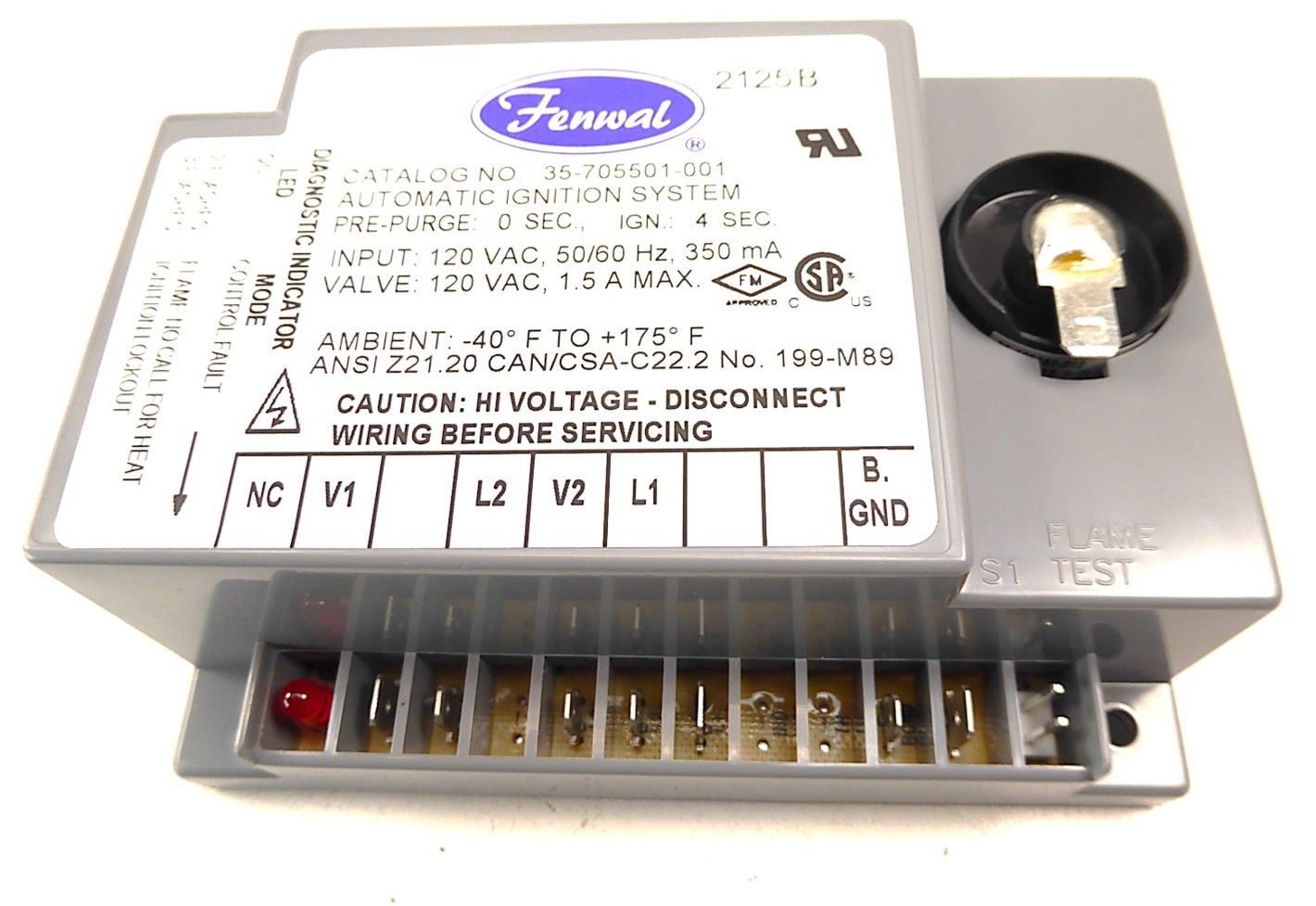 Fenwal Controls 35-705501-001 Automatic Ignition System 120VAC NEW IN BOX