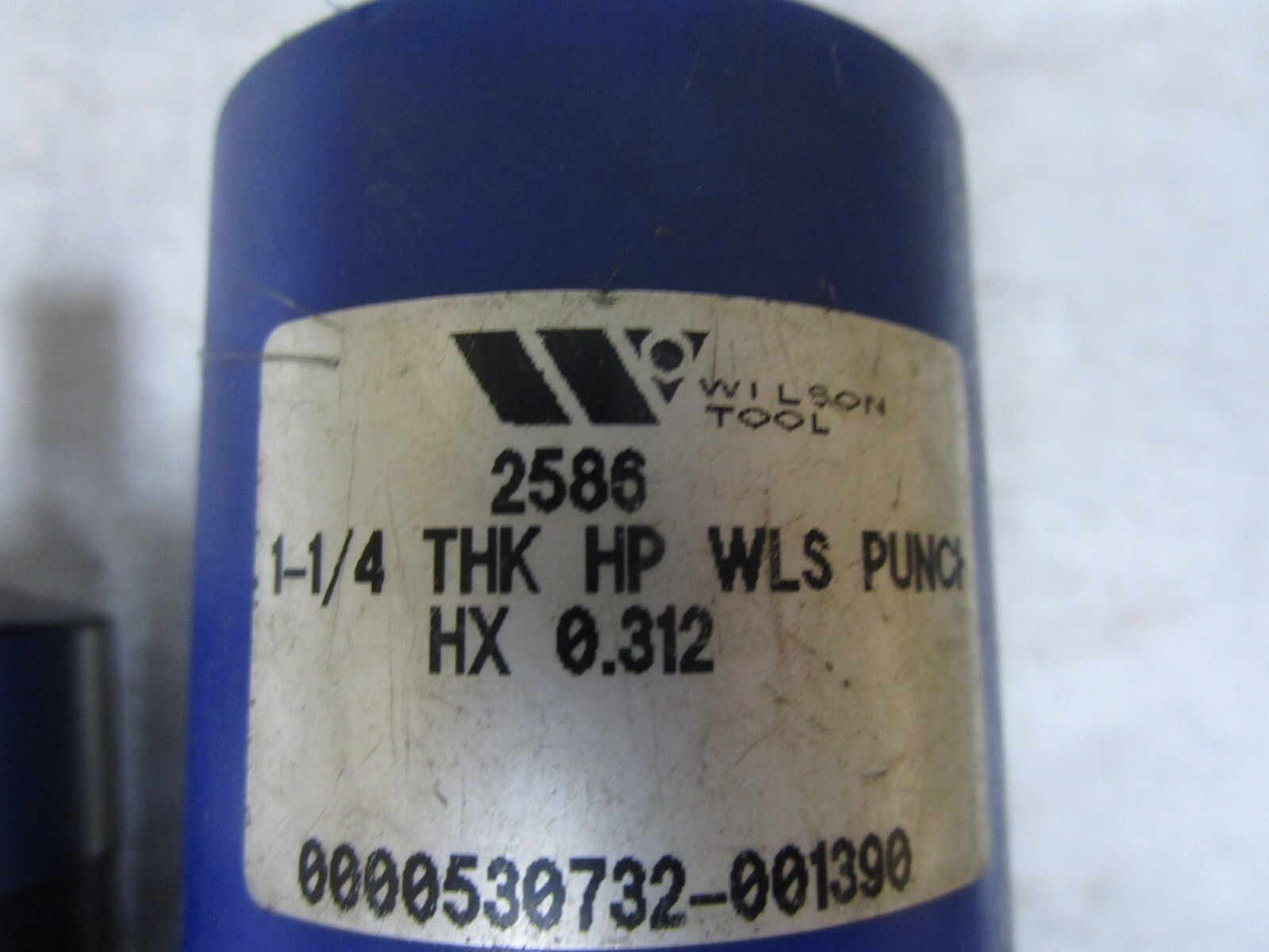 NEW WILSON TOOL 2586 1-1/4 THL HP WLS TOOL PUNCH HX 0.312