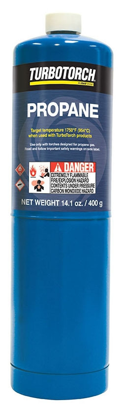 TurboTorch 14.1 Oz Propane Non-Refillable Gas Cylinder for Hand Torch