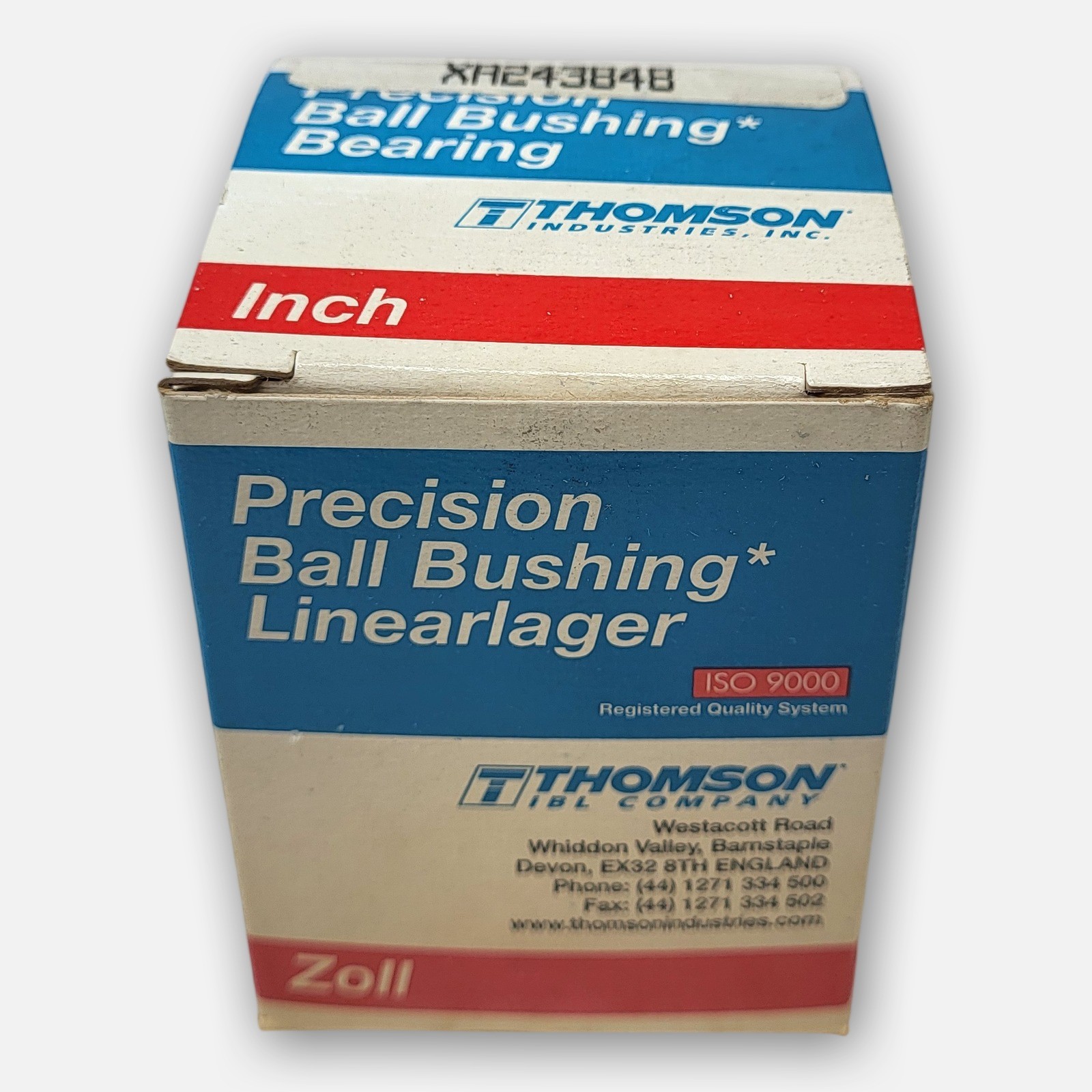 NEW THOMPSON XA243848 PRECISION BALL BUSHING BEARING, NOT SELF-ALIGN, STEEL