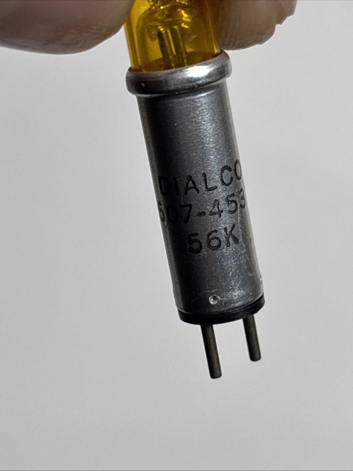 Dialco Range indicator light Orange Color 507-4537 56k vintage bulb (b3)