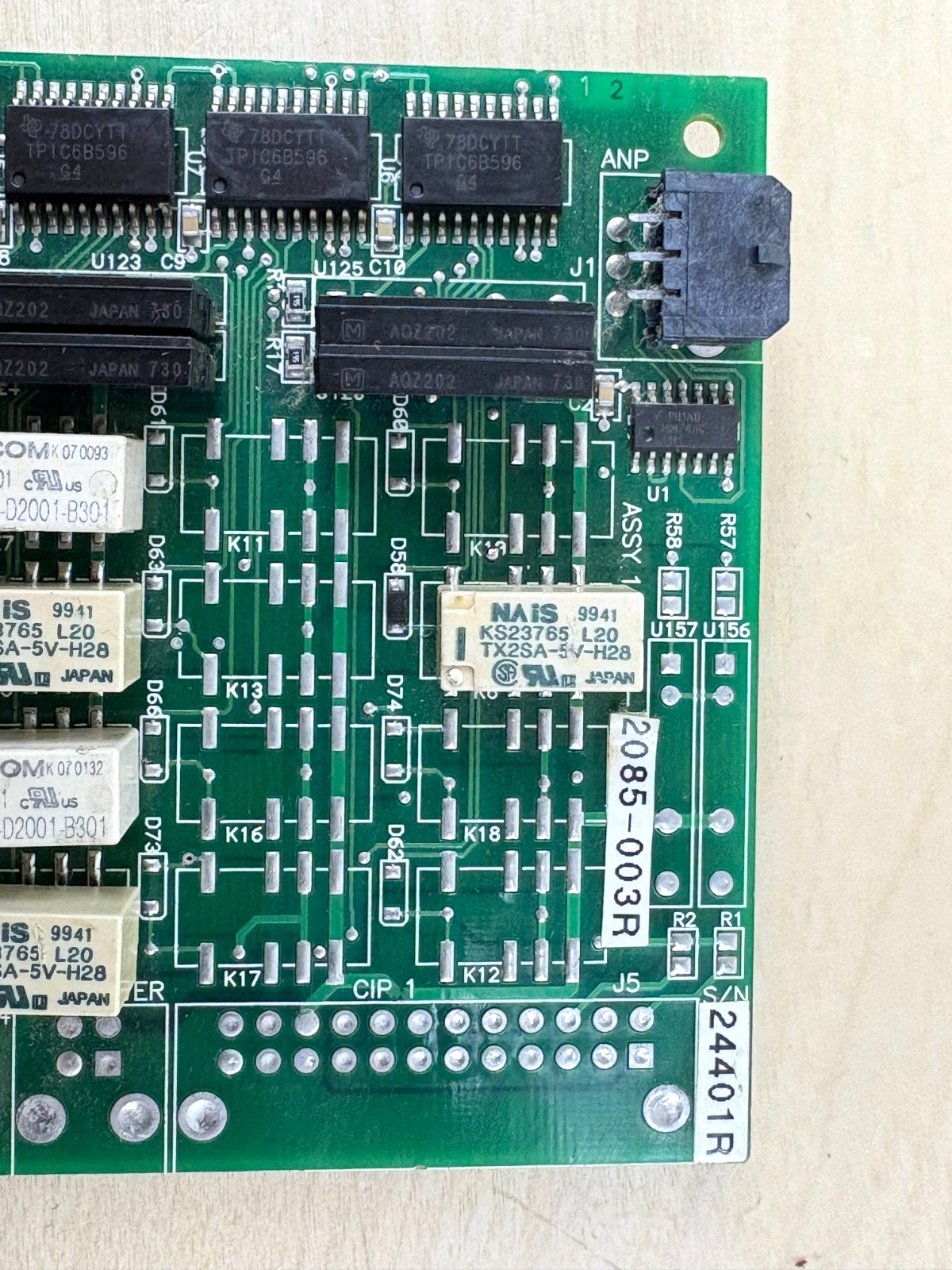 Lancer FBD 2085-003R DIO Board, Rev B, 16-2084-0001