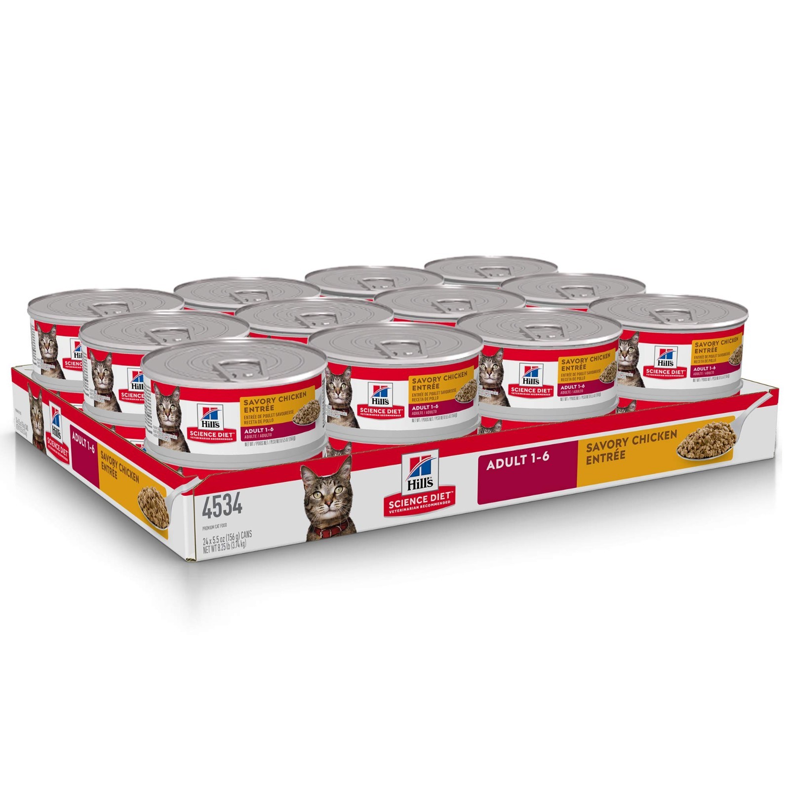Hill’s Science Diet Adult 1-6,Adult 1-6 Premium Nutrition,Chicken Minced,(24)5oz