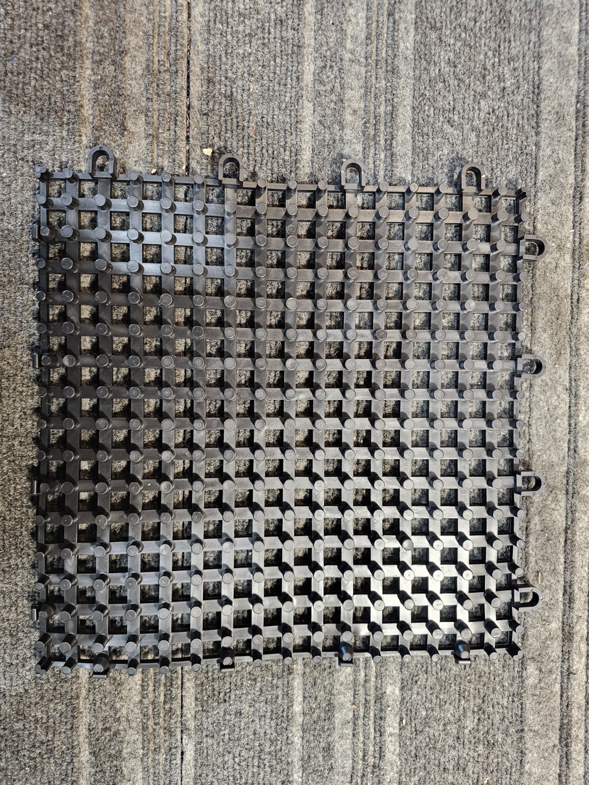 (QTY 25) Duragrid DNSBLAK 12” L X 12” W, Indoor Non-Slip Pool and Spa Matting