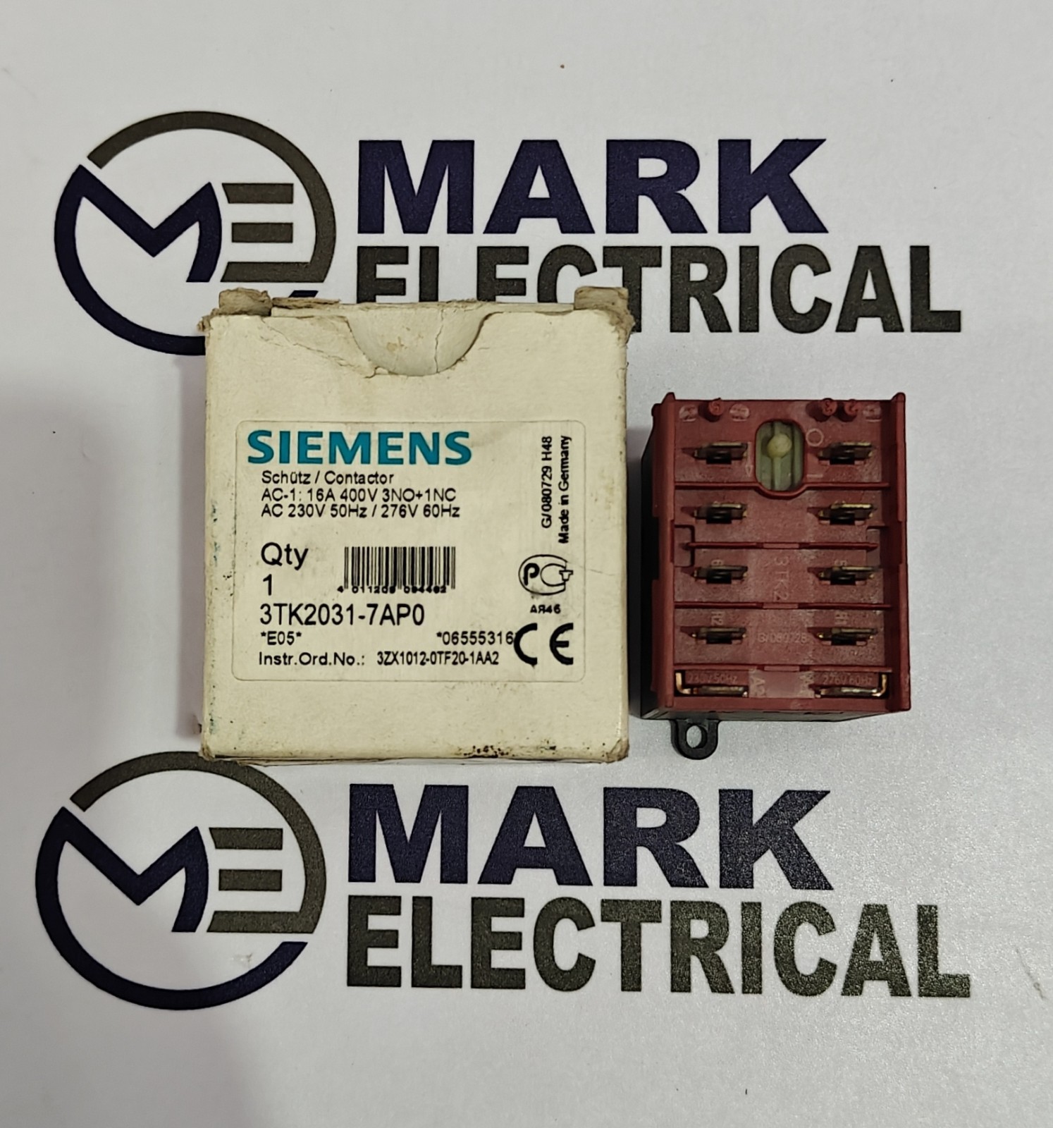 SIEMENS 3TK2031-7AP0 CONTACTOR 16A VOLTAGE 220VAC FREE FAST SHIPPING