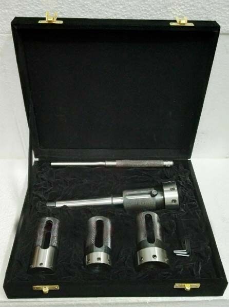 Lathe Tailstock Die Holder Box Set Of 4 Floating Type MT3 SHANK Holds Metric Die