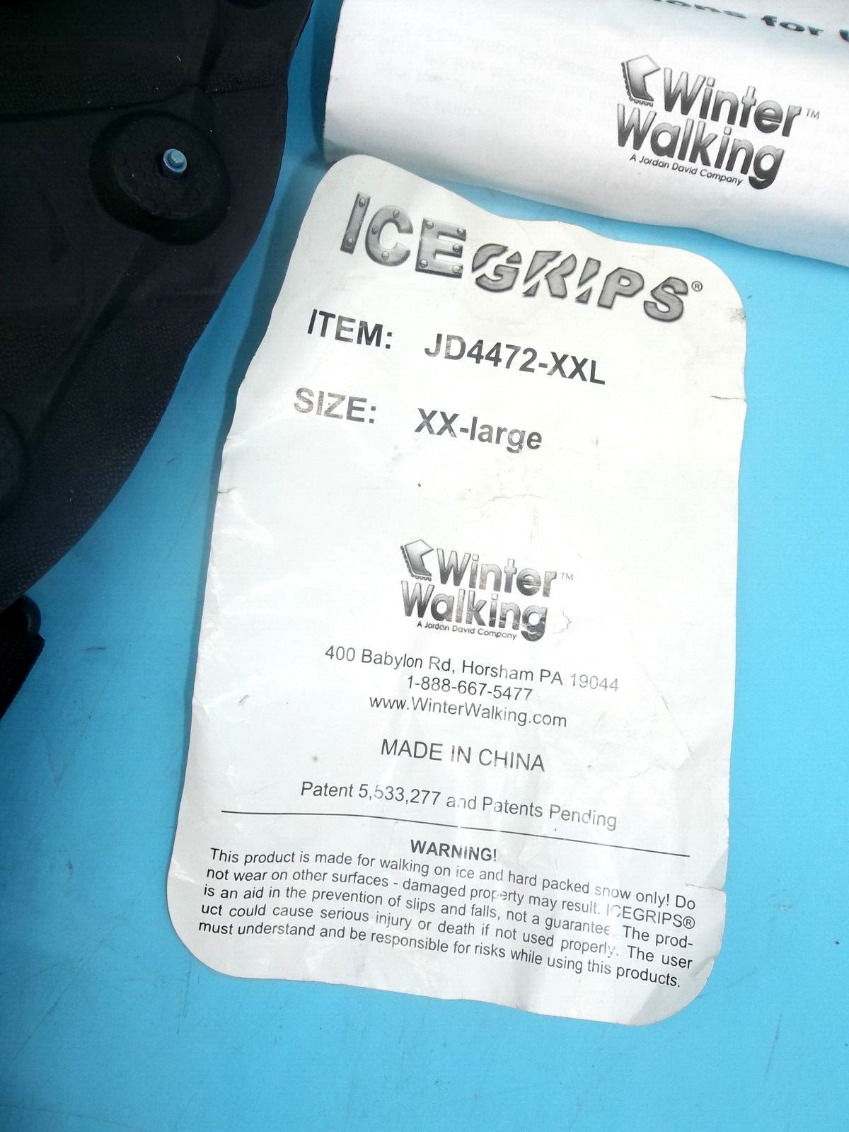 WINTER WALKING Ice Cleats JD6272XXL (TS-60)