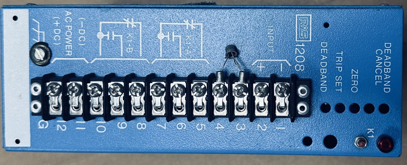 RIS ET-1208 Milivolt alarm with Deadband