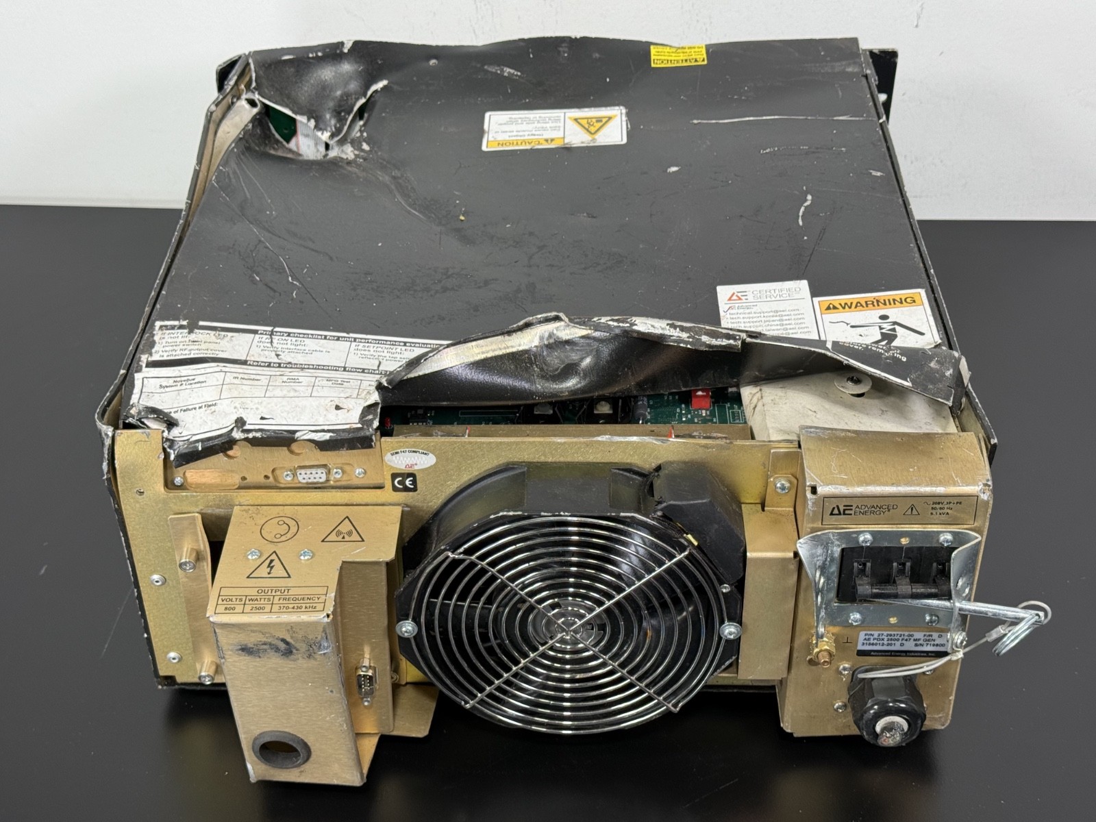 Advanced Energy PDX 2500 MF Generator 27-293721-00 Plasma Power Parts/Repair