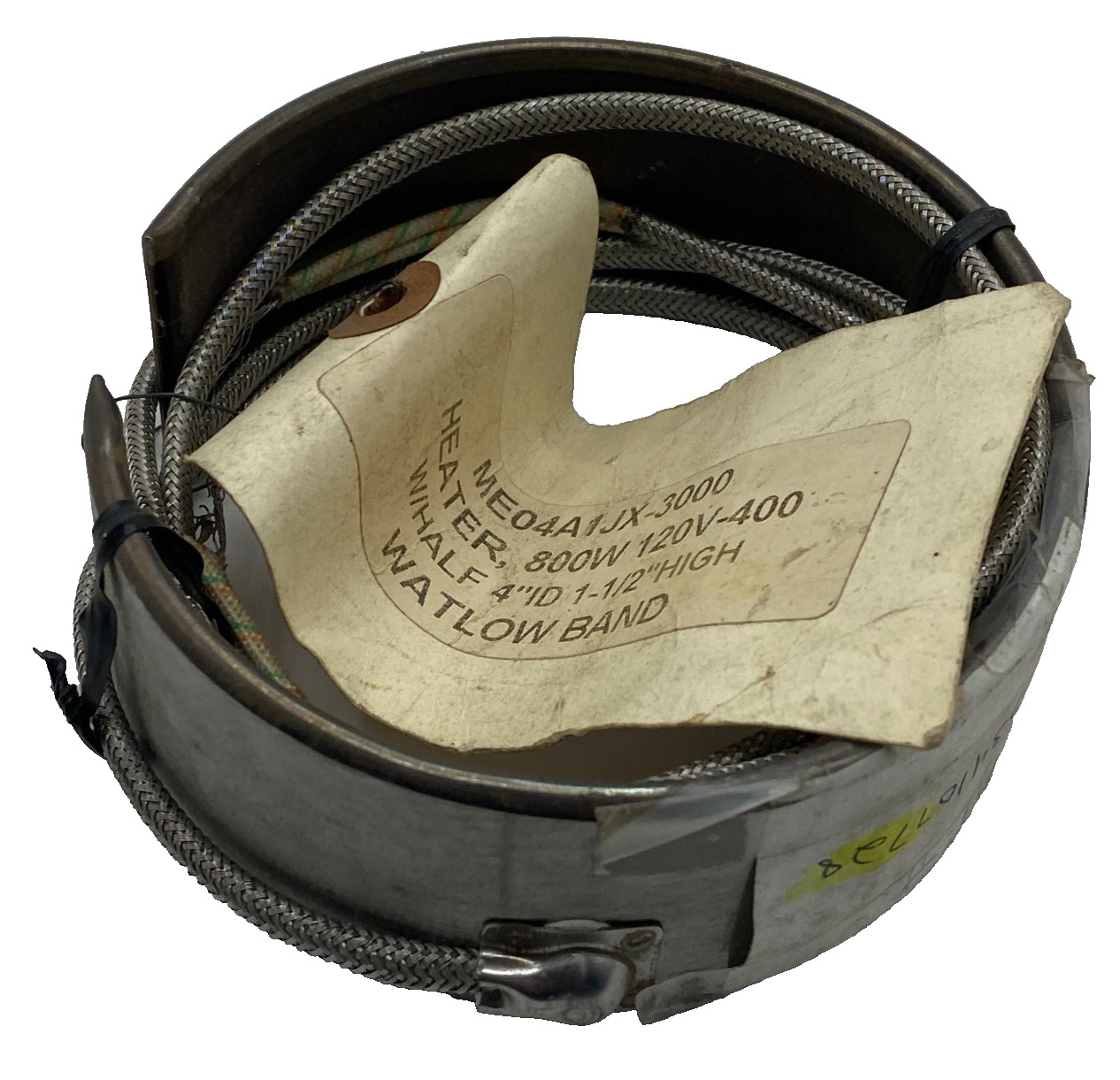 WATLOW ME04A1JX-3000 HEATER BAND, 800W 120V-400 W/HALF 4″ID 1-1/2″ HIGH
