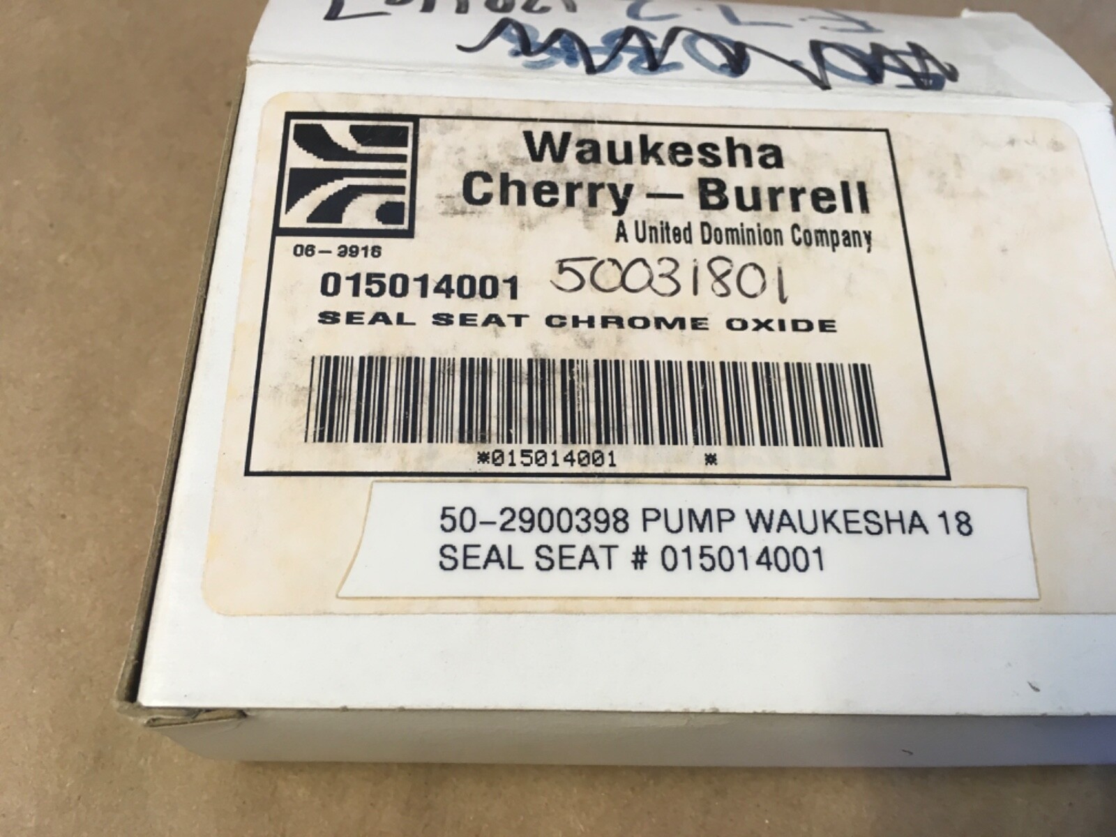 Waukesha Cherry-Burrell 015-014-001 Seat Seal (KB)