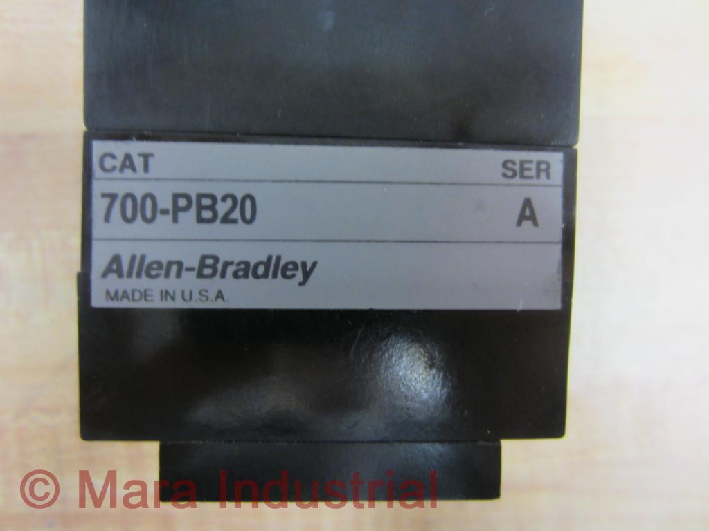 Allen Bradley 700DC-PK400Z24 Relay With 700-PB20
