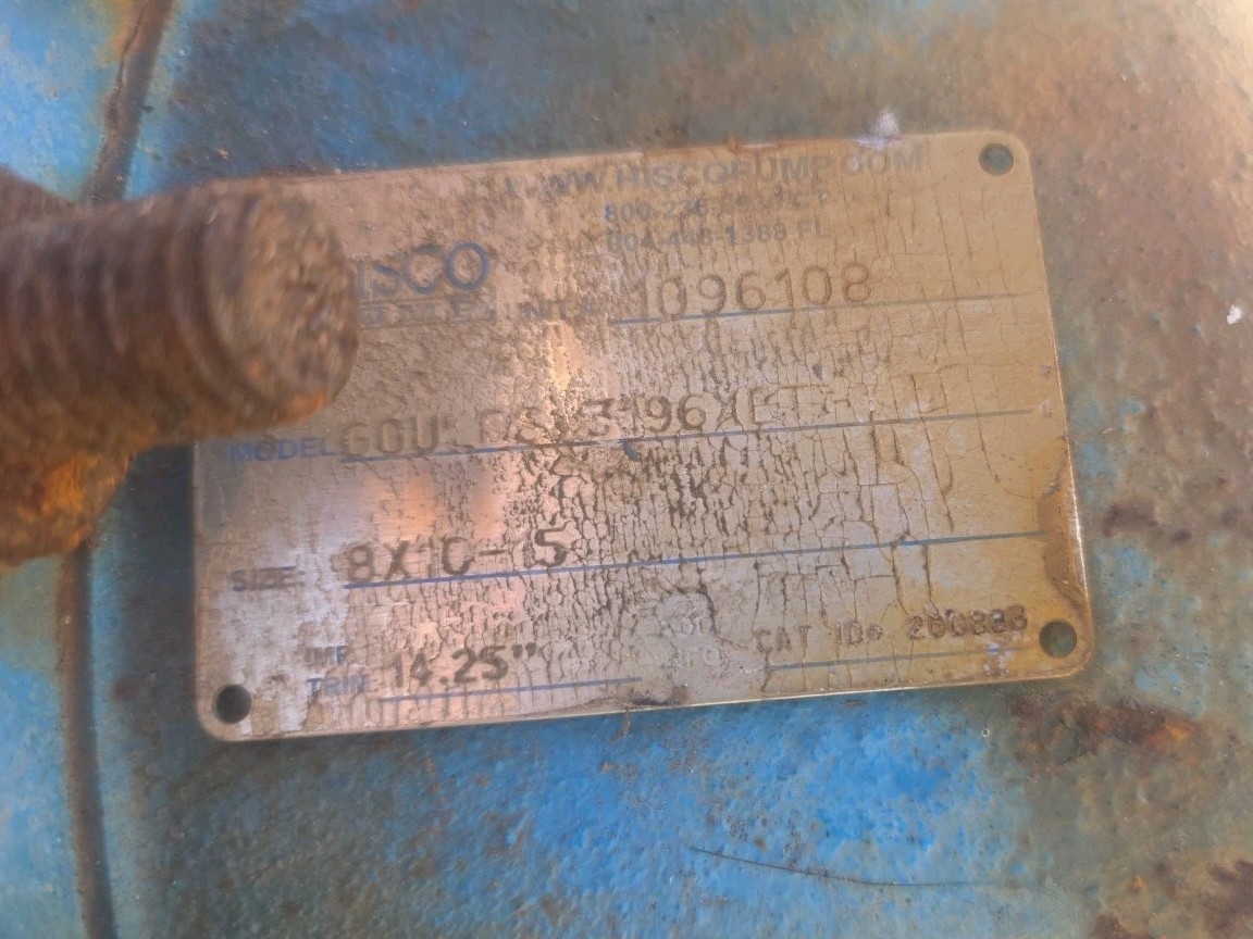 8×10-15 Goulds 3196XLT Pump CD4MCU 554745