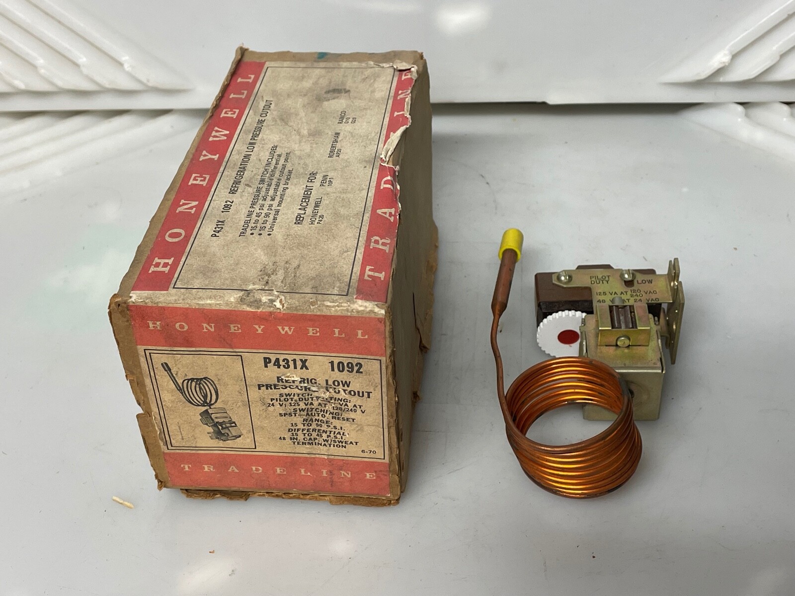 Honeywell P431X-1092 Low Pressure Cutout