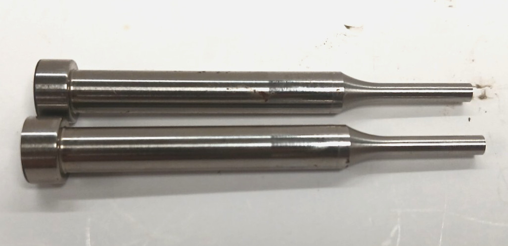 IMPAX TOOLING M2 P .113 ROUND PUNCH ISPV025-2503 GRADE M2 PONT DIA 1/8 LOT OF 2
