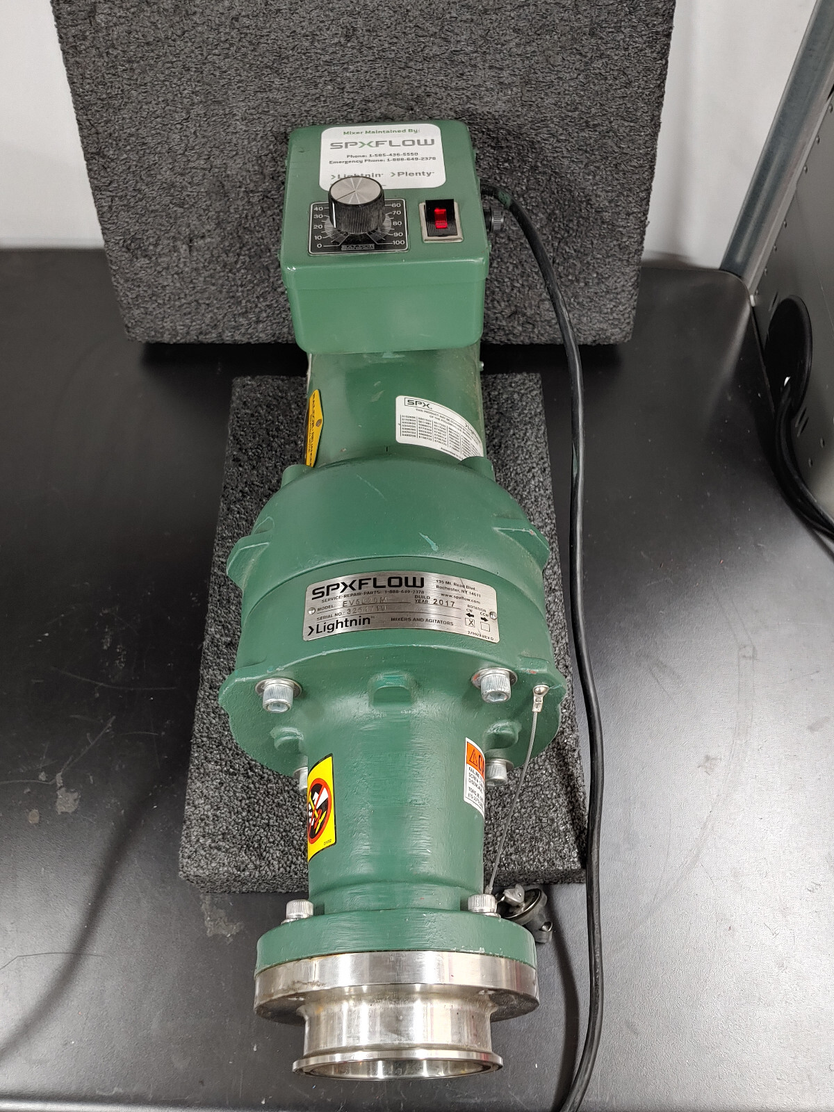 SPXFLOW Lightnin EV5L25M Mixer with BALDOR Motor