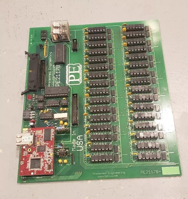 PERFERRED ENGINEERING PE2117B SILK COMPONENT BOARD PE LAYER 2