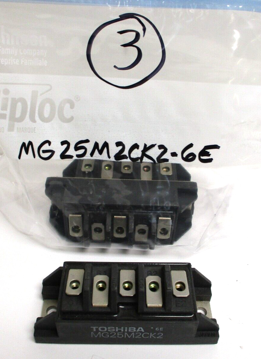 TOSHIBA POWER MODULE, MG25M2CK2-6E , LOT OF 3 , SLIGHTLY USED