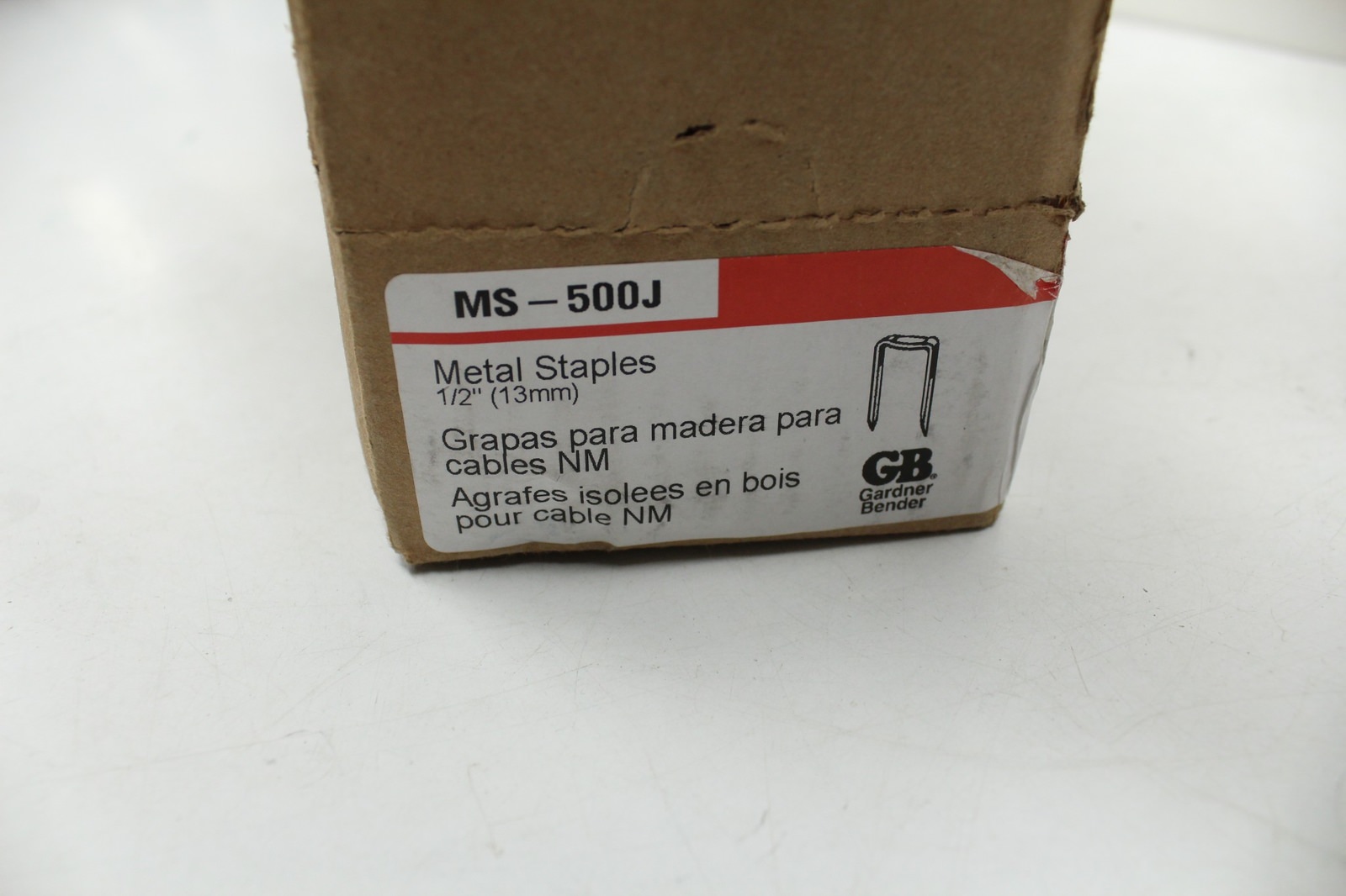 GB NS-500J NM Cable Wood Staples 1/2″ (3 Jars of 500)